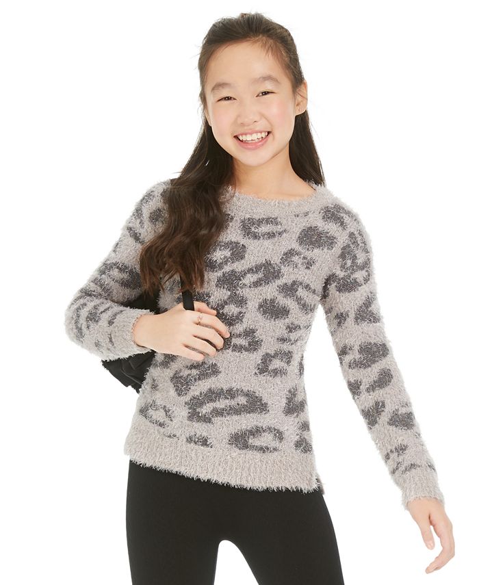 Macy's leopard sweater store