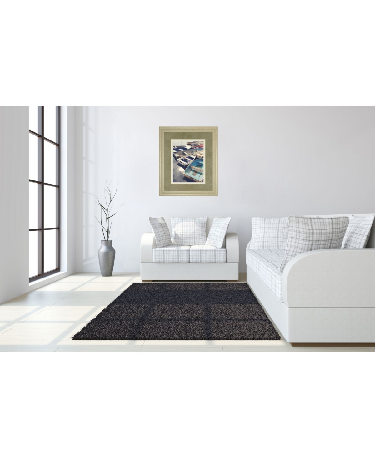 Classy Art Eastern Coastal by Sarah Gardner Framed Print Wall Art - 34