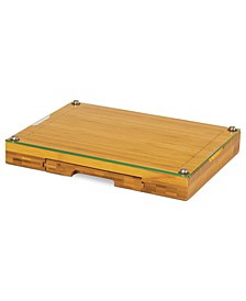 Toscana® by Concerto Glass Top Cutting Board with Cheese Tools