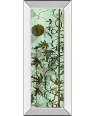 Climbers IV by James Burghardt Mirror Framed Print Wall Art - 18" x 42"