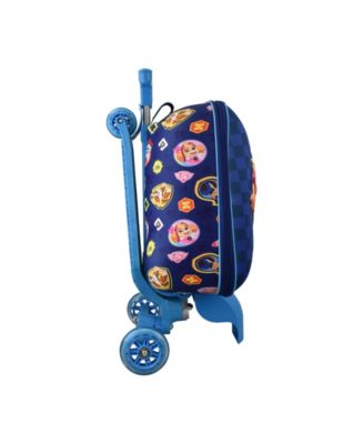 paw patrol scooter suitcase