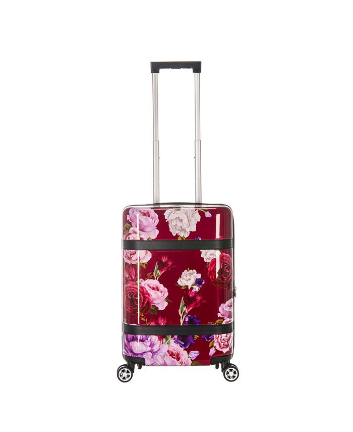 Triforce Luggage Triforce Versailles 3Piece Spinner Floral Luggage Set