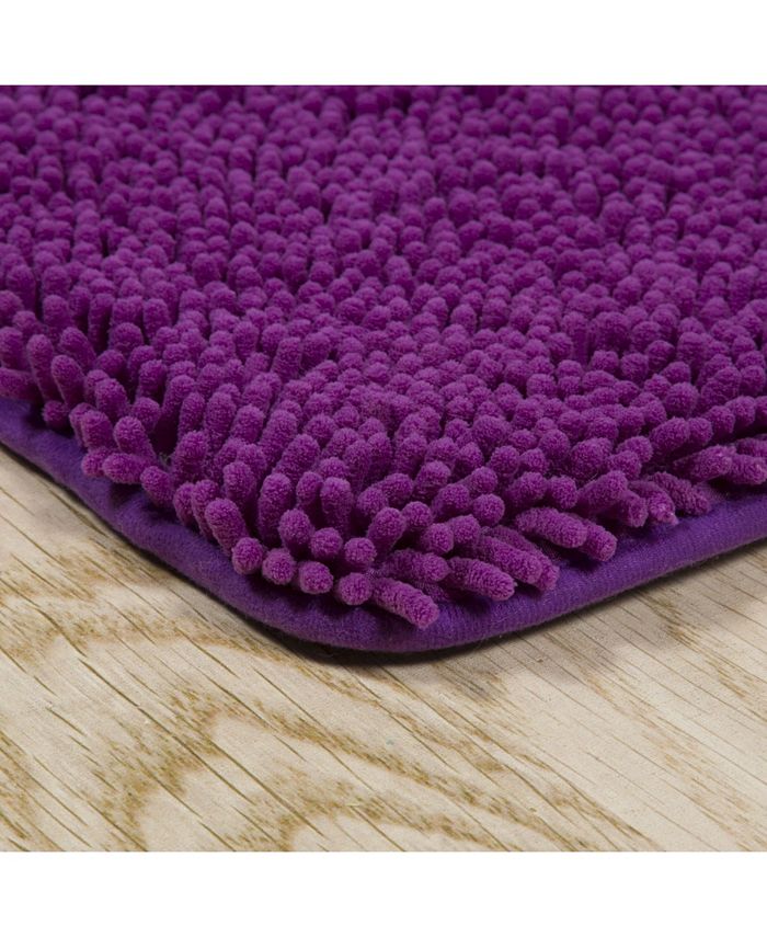 Baldwin Home Memory Foam Shag Bath Mat Macy's