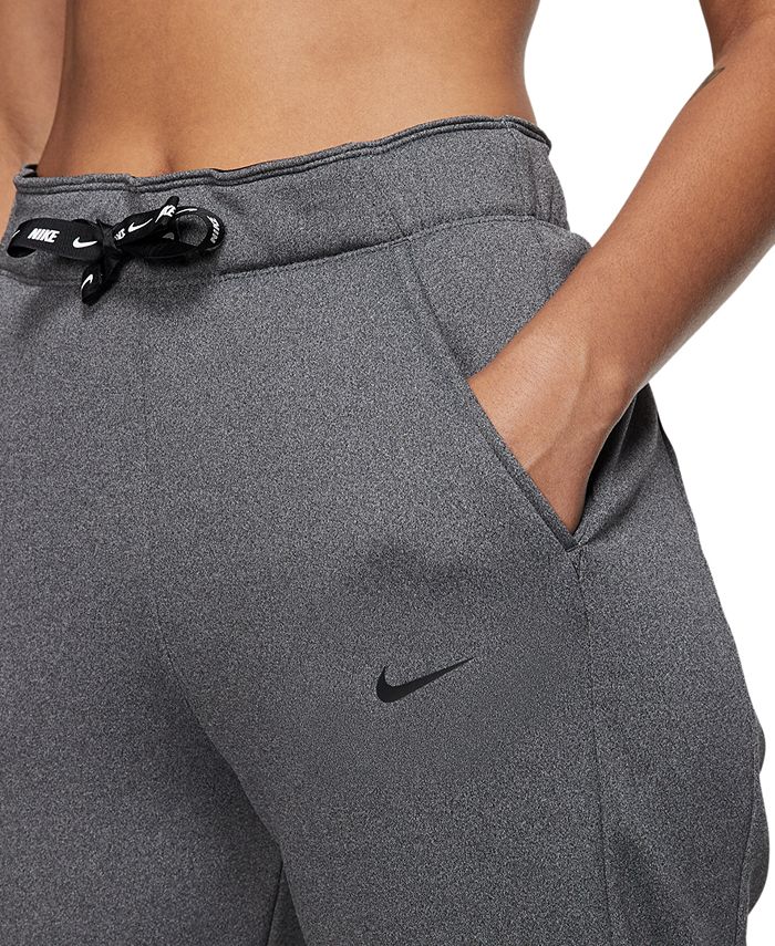 Nike Women's Therma Fleece Tapered Training Pants - Macy's