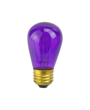 Northlight Pack Of 25 Incandescent S14 Purple Christmas Replacement Bulbs