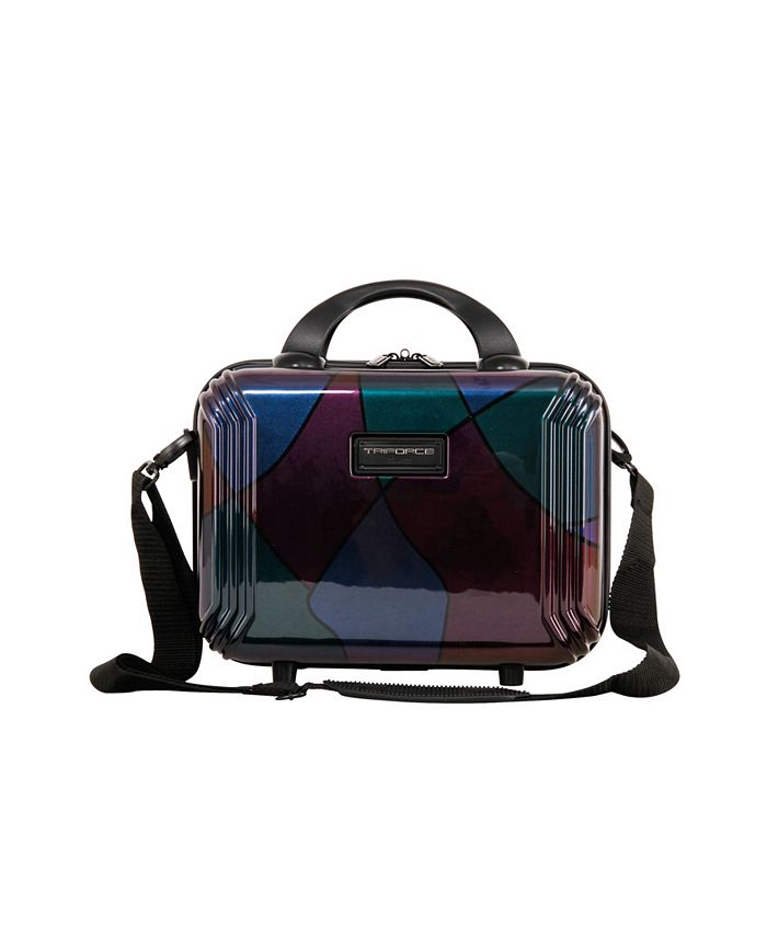 Triforce Luggage Triforce Lumina 12" Beauty Case Iridescent Abstract