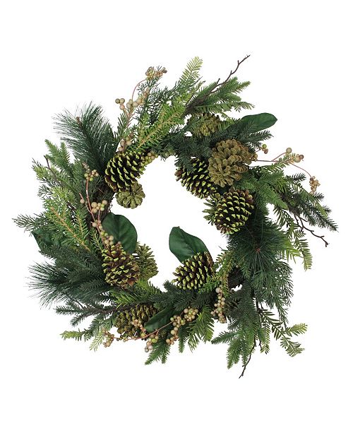 Northlight 24 Artificial Berries And Pine Cone Decorative Holiday