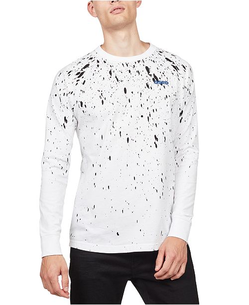 G Star Raw Men S Paint Splatter Long Sleeve T Shirt Created For