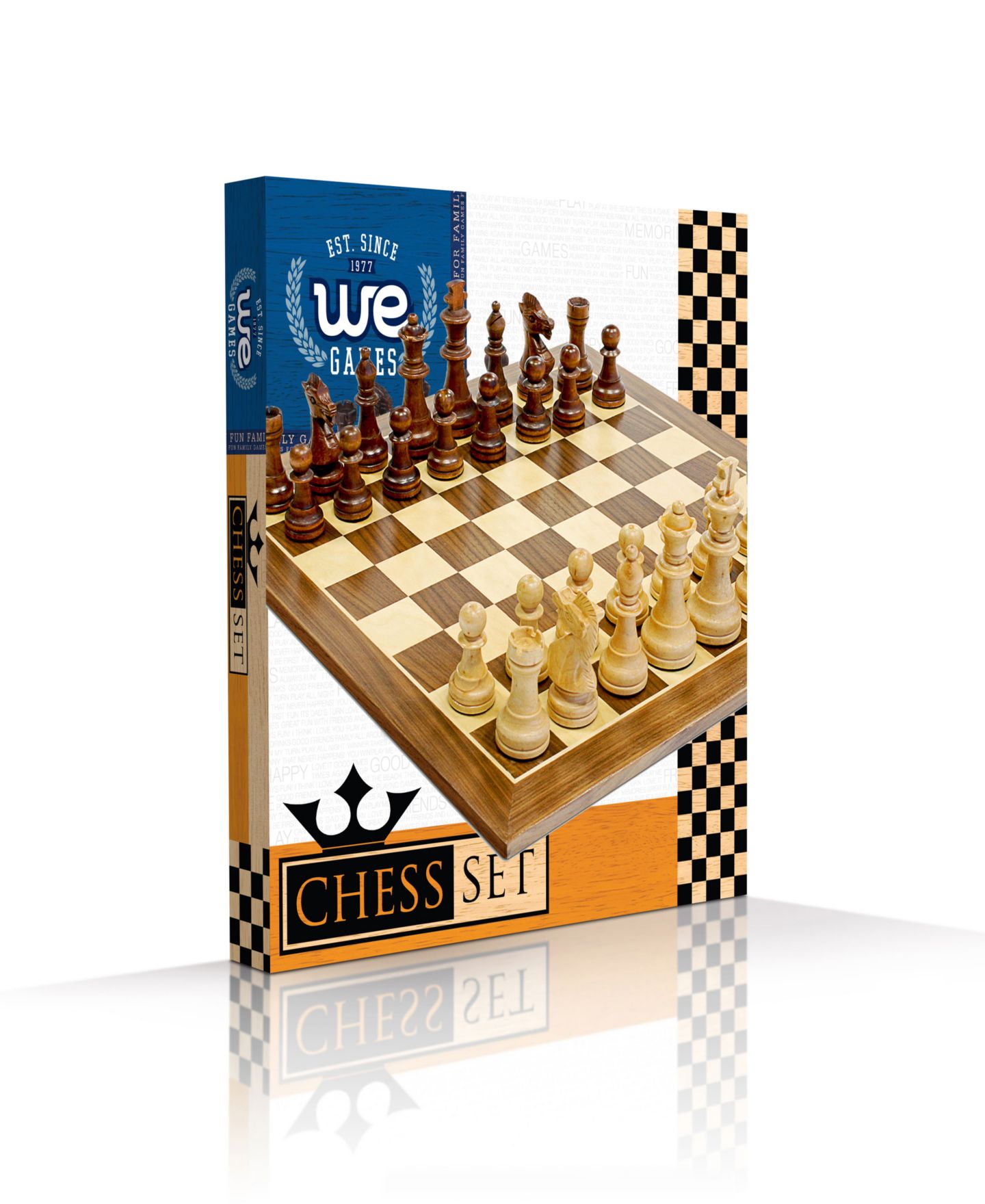 Детские игрушки WE Games Staunton Wood 15" Chess Set, 32-Piece, Ages 14+, цвет: Коричневый — фото 8