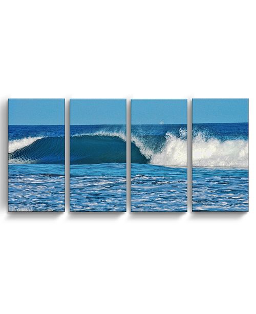 Wallpaper Ready2hangart Ocean Motion 4 Piece Wrapped Canvas Coastal Wall Art Desktop Wallpaper Free