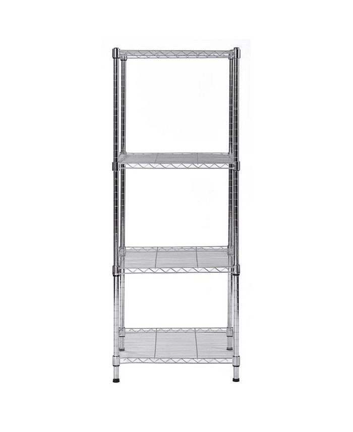 Edsal 4Shelves Steel Wire Chrome Finish Finish Shelving Unit Macy's