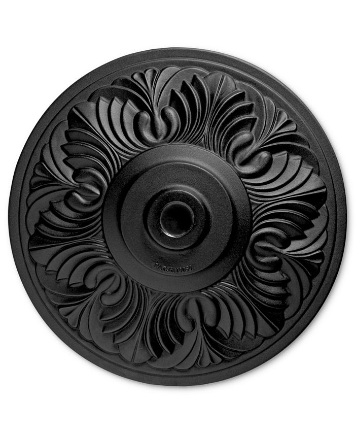 Treasure Garden Outdoor Patio Furniture, Art Deco Black Cast Iron