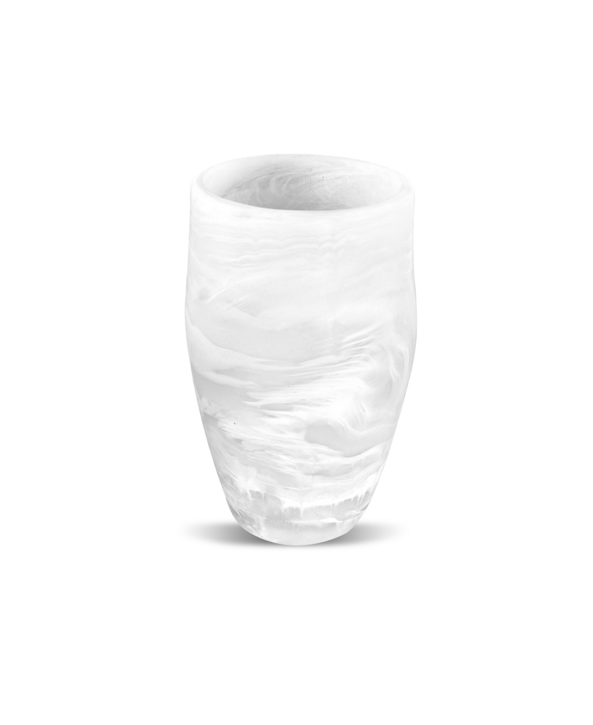 Nashi Home Classic Vase Large In White Swirl