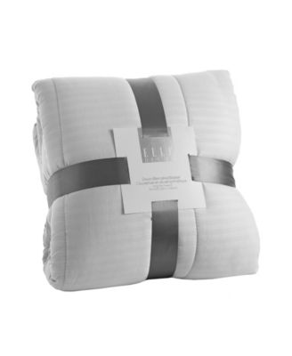 Elle Decor - Striped Down Alternative Comforter, Full/Queen