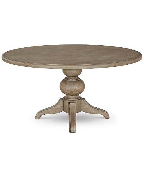 Furniture Ellan Round Dining Table, Created for Macy's ...