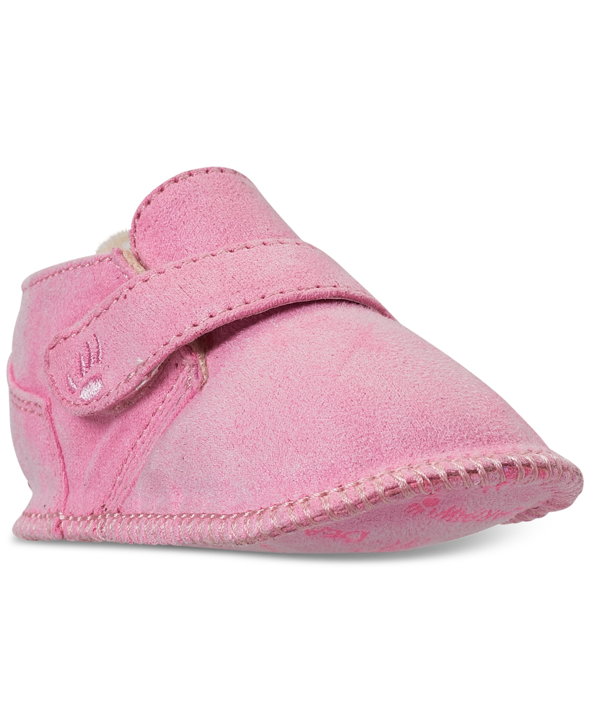 Shop Bearpaw Baby Girls Skylar Crib Booties From Finish Line In Pink