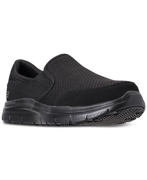 Skechers Men S Work Relaxed Fit Flex Advantage Mcallen Sr Slip