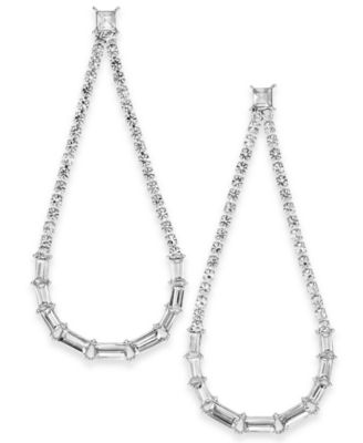 INC International Concepts - Crystal Open Drop Earrings