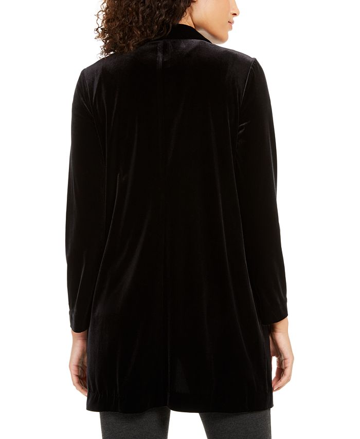 Alfani Shawl-Collar Velvet Blazer, Created for Macy's - Macy's