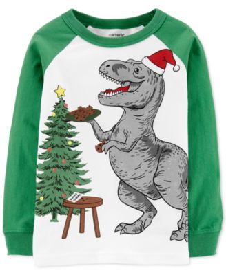 Carter's - Toddler Boys Cotton Holiday Dinosaur T-Shirt
