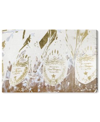 Champagne Showers Canvas Art - 24