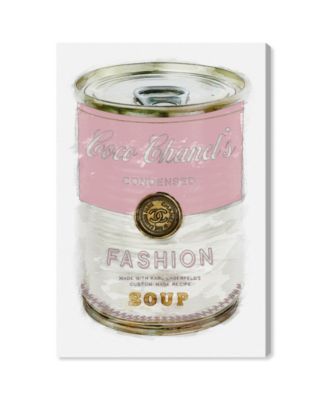 Fashion Soup Pink Canvas Art - 45" x 30" x 1.5"