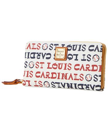 Dooney & Bourke MLB St. Louis Cardinals Large Zip Around Wristlet Wallet