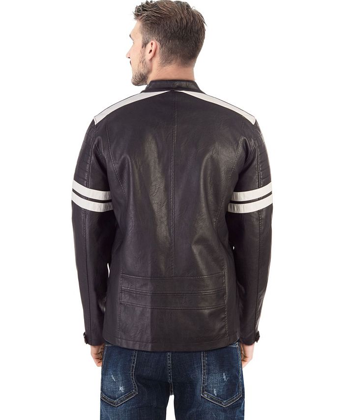 XRay Moto Jacket with White Stripe Macy's
