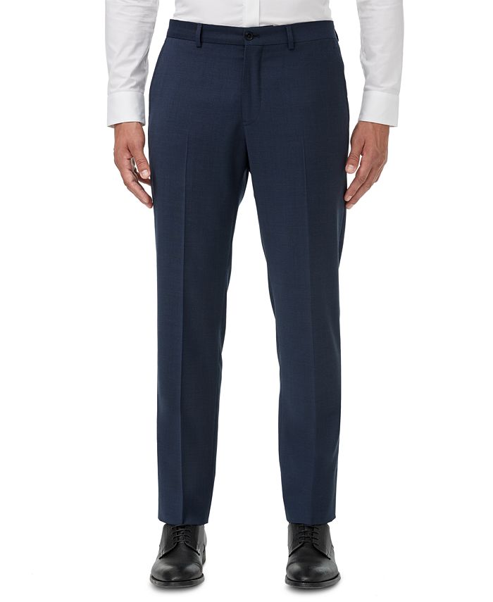 A|X Armani Exchange Armani Exchange Men's Slim-Fit Navy Birdseye Suit  Separate Pants & Reviews - Pants - Men - Macy's