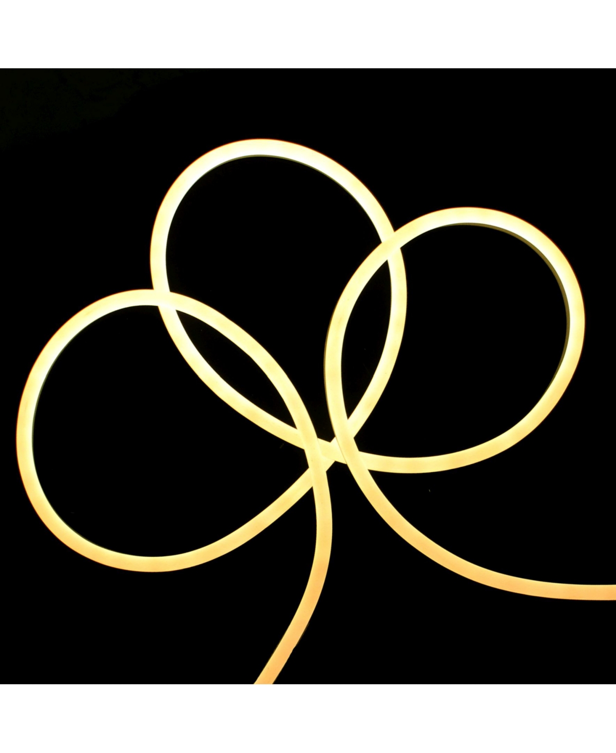 Northlight 50' Led Commercial Grade WarmNeon Style Flexible Christmas Rope Lights - White