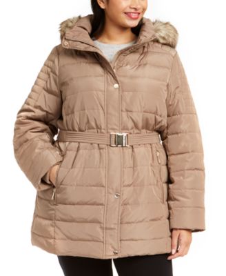 michael kors plus size puffer coat