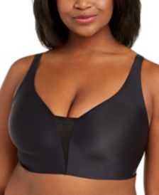 Women's Plus Size Invisibles Comfort Wirefree Unlined Bralette QF5666