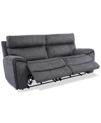 CLOSEOUT! Hutchenson 2-Pc. Fabric Sectional with 2 Power Headrests
