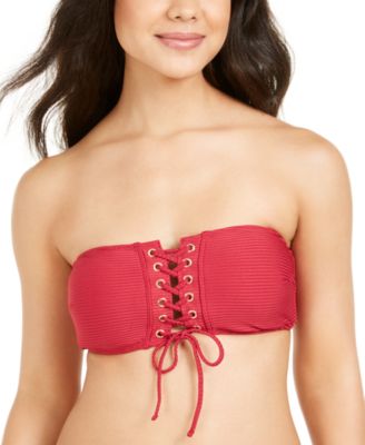 macy's bandeau swimsuits