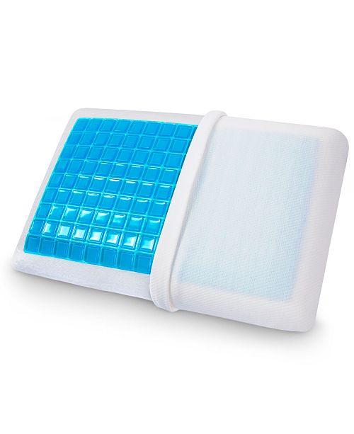 Pharmedoc Memory Foam Pillow With Cooling Gel Bed Pillow