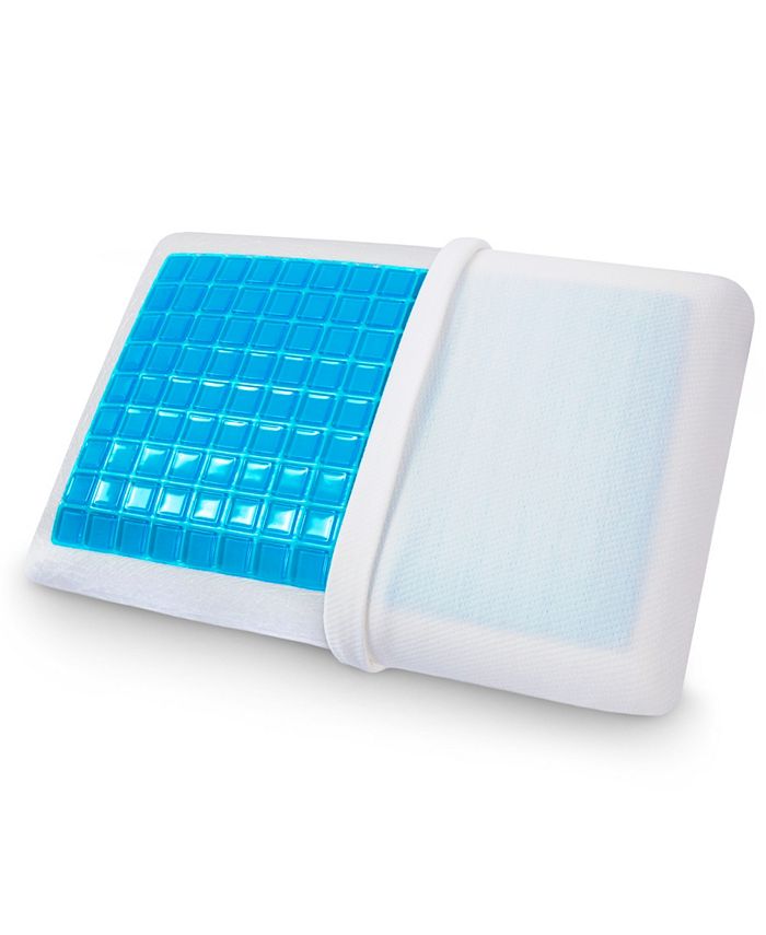 PharMeDoc Memory Foam Pillow with Cooling Gel Bed Pillow Standard