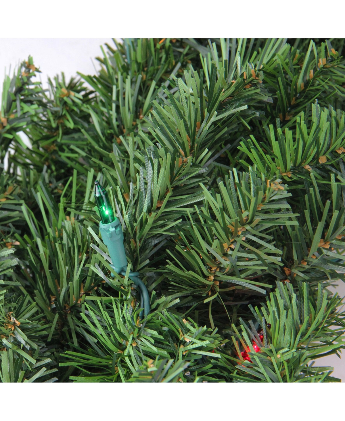 Northlight 60" Pre-lit Commercial Canadian Pine Artificial Christmas Wreath In Green