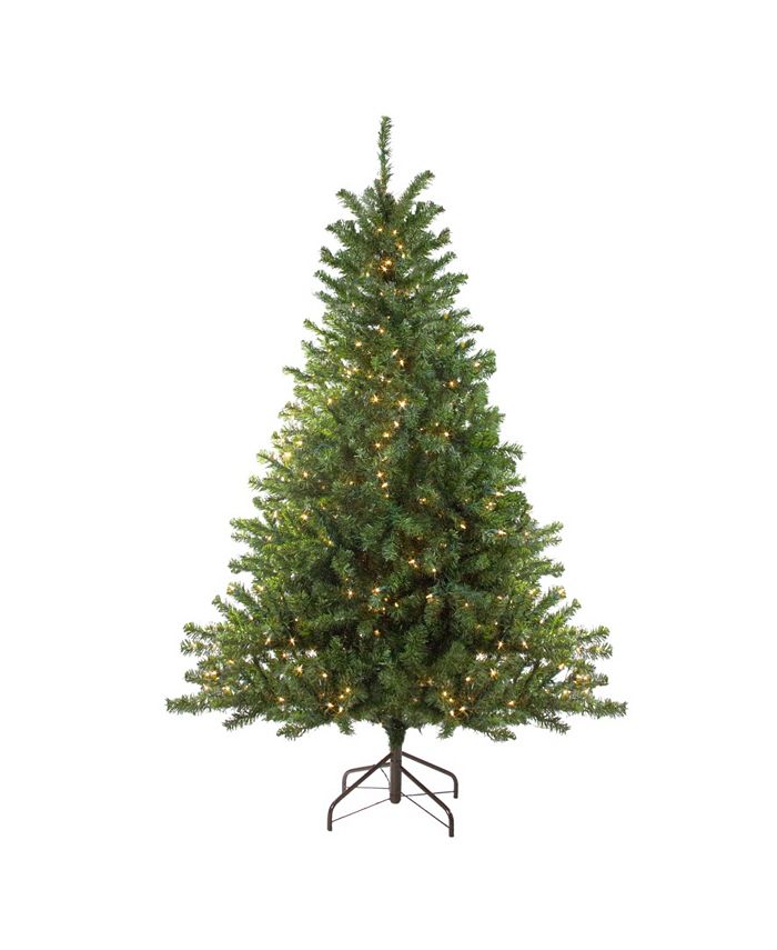 Northlight 6' Pre-Lit Canadian Pine Artificial Christmas Tree - Clear ...