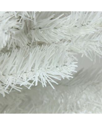 3' Pre-Lit Snow White Artificial Christmas Tree - Clear Lights