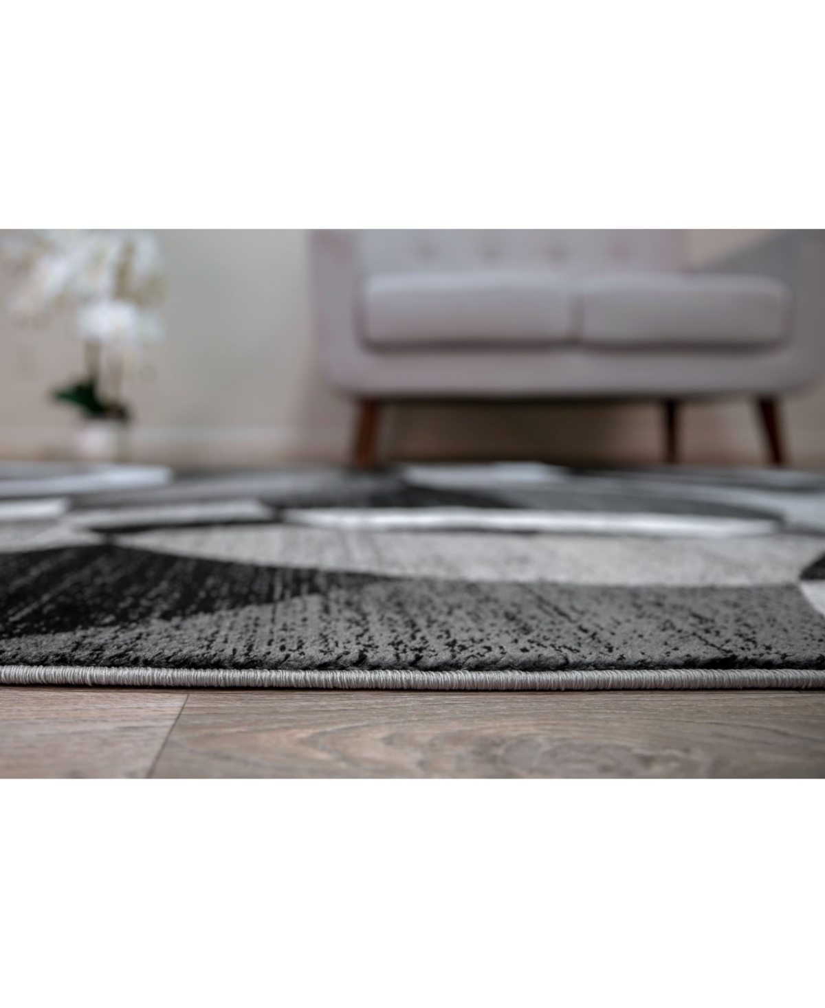 Main Street Rugs Montane Mon105Area Rug - Gray
