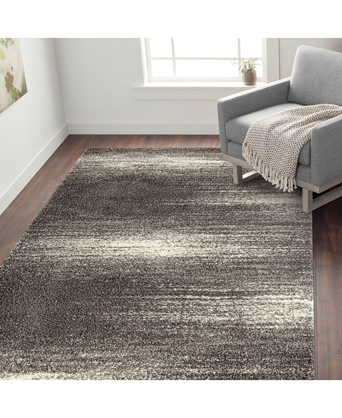 Main Street Rugs Bahia Shag Bas2828 Gray 7'10" x 10' Area Rug Macy's