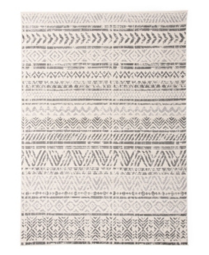 World Rug Gallery Geometric Bohemian Design Area Rug 3'3" x 5' Gray
