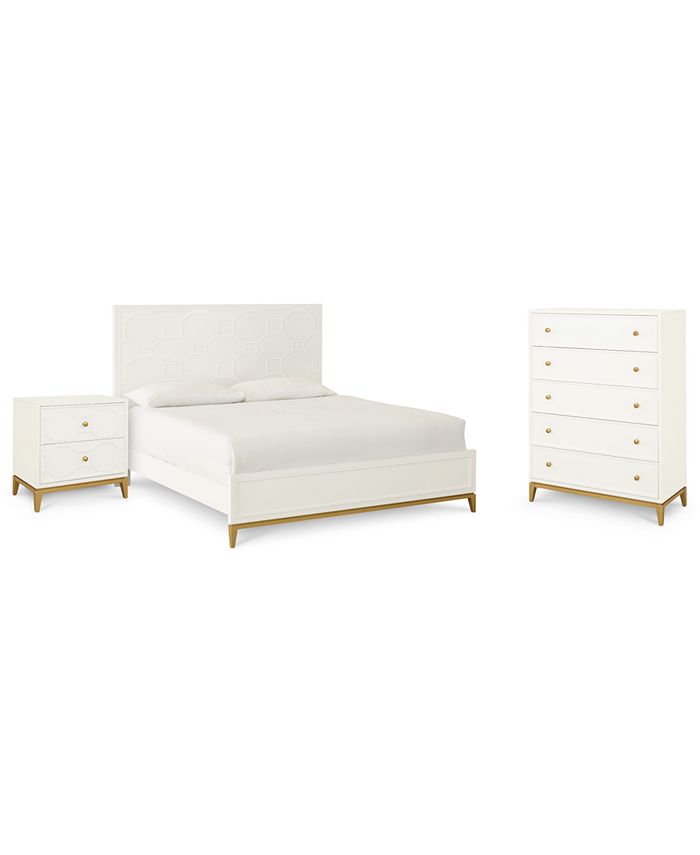 Furniture - Chelsea Bedroom  3-Pc. Set (California King Bed, Nightstand & Chest)