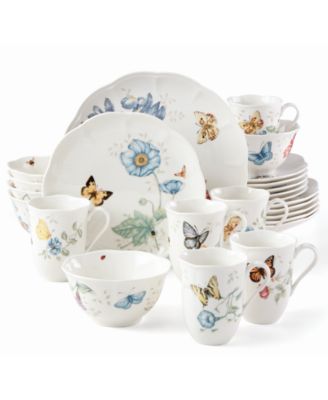 Butterfly Meadow 24-PC Dinnerware Set Service for 6, Created for Macy's