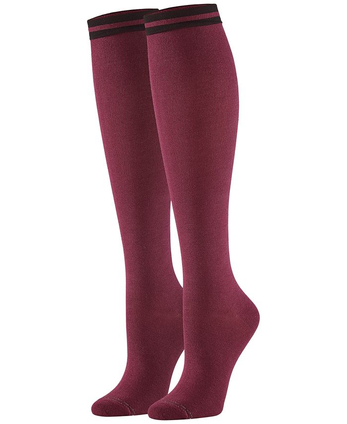 Hue Women's Graduated Compression Knee Socks & Reviews - Shop Socks ...