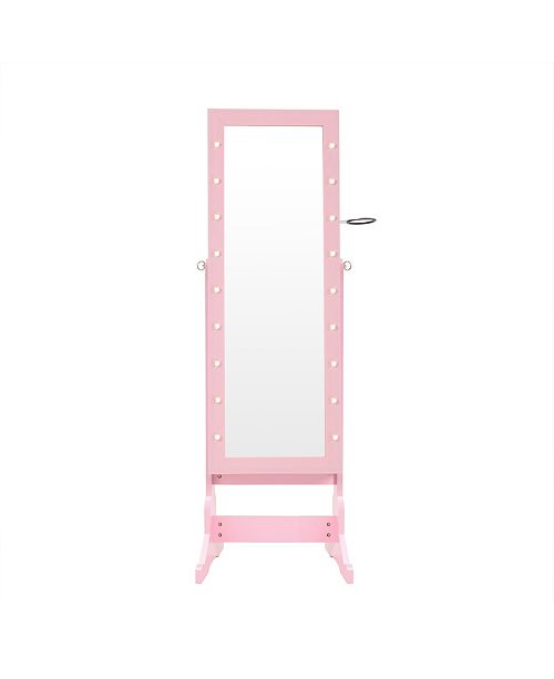 Inspired Home Glam Marquee Lights Jewelry Armoire Cheval Mirror Reviews Home Macy S