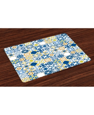 Ambesonne Place Mats Set of 4