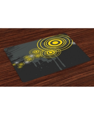 Ambesonne Place Mats Set of 4