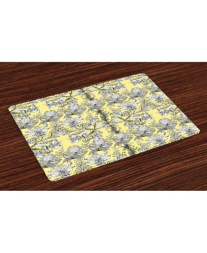 Ambesonne Place Mats Set of 4