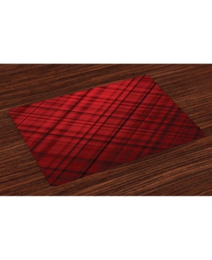 Ambesonne Place Mats Set of 4